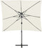 vidaXL - Zweefparasol - met - dubbel - dak - 250x250 - cm - antracietkleurig