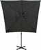 vidaXL - Zweefparasol - met - dubbel - dak - 250x250 - cm - antracietkleurig