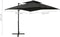 vidaXL - Zweefparasol - met - dubbel - dak - 250x250 - cm - antracietkleurig