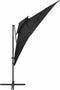 vidaXL - Zweefparasol - met - dubbel - dak - 250x250 - cm - zwart
