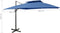 vidaXL - Zweefparasol - met - dubbel - dak - 300x300 - cm - azuurblauw