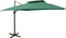vidaXL - Zweefparasol - met - dubbel - dak - 300x300 - cm - groen