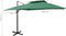 vidaXL - Zweefparasol - met - dubbel - dak - 300x300 - cm - groen