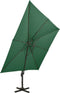 vidaXL - Zweefparasol - met - dubbel - dak - 300x300 - cm - groen