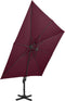 vidaXL - Zweefparasol - met - dubbel - dak - 300x300 - cm - bordeauxrood