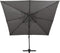 vidaXL - Zweefparasol - met - dubbel - dak - 300x300 - cm - antracietkleurig