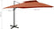 vidaXL - Zweefparasol - met - dubbel - dak - 300x300 - cm - terracottakleurig