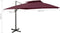 vidaXL - Zweefparasol - met - dubbel - dak - 300x300 - cm - bordeauxrood