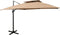 vidaXL - Zweefparasol - met - dubbel - dak - 300x300 - cm - zwart