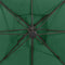 vidaXL - Zweefparasol - met - dubbel - dak - 400x300 - cm - azuurblauw