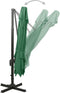 vidaXL - Zweefparasol - met - dubbel - dak - 400x300 - cm - azuurblauw