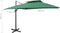 vidaXL - Zweefparasol - met - dubbel - dak - 400x300 - cm - azuurblauw