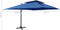 vidaXL - Zweefparasol - met - dubbel - dak - 400x300 - cm - azuurblauw