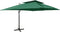 vidaXL - Zweefparasol - met - dubbel - dak - 400x300 - cm - groen