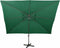 vidaXL - Zweefparasol - met - dubbel - dak - 400x300 - cm - groen