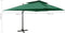 vidaXL - Zweefparasol - met - dubbel - dak - 400x300 - cm - groen