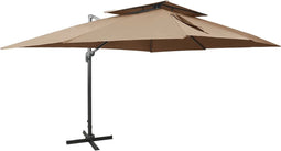 vidaXL-Zweefparasol-met-dubbel-dak-400x300-cm-taupe