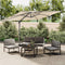 vidaXL - Zweefparasol - met - dubbel - dak - 400x300 - cm - zandwit