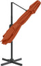 vidaXL - Zweefparasol - met - dubbele - bovenkant - 300x300 - cm - terracotta