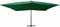 vidaXL - Zweefparasol - met - houten - paal - 400x300 - cm - groen