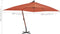 vidaXL - Zweefparasol - met - houten - paal - 400x300 - cm - terracottakleurig