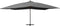 vidaXL - Zweefparasol - met - houten - paal - 400x300 - cm - antracietkleurig