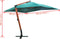 vidaXL - Zweefparasol - met - houten - paal - 400x300 - cm - terracottakleurig