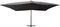 vidaXL - Zweefparasol - met - houten - paal - 400x300 - cm - antracietkleurig