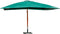 vidaXL - Zweefparasol - met - houten - paal - 400x300 - cm - antracietkleurig