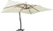 vidaXL - Zweefparasol - met - houten - paal - 400x300 - cm - azuurblauw