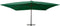 vidaXL - Zweefparasol - met - houten - paal - 400x300 - cm - zandwit
