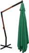 vidaXL - Zweefparasol - met - houten - paal - 400x300 - cm - zandwit