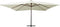 vidaXL - Zweefparasol - met - houten - paal - 400x300 - cm - zandwit