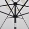 vidaXL - Zweefparasol - met - LED - 3 - m - zandwit