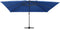 vidaXL - Zweefparasol - met - LED - en - aluminium - paal - 400x300 - cm - azuurblauw