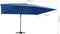 vidaXL - Zweefparasol - met - LED - en - aluminium - paal - 400x300 - cm - azuurblauw
