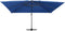 vidaXL - Zweefparasol - met - LED - en - stalen - paal - 250x250 - cm - azuurblauw