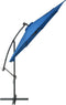 vidaXL - Zweefparasol - met - LED - en - stalen - paal - 300 - cm - azuurblauw