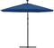 vidaXL - Zweefparasol - met - LED - en - stalen - paal - 300 - cm - azuurblauw
