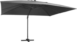 vidaXL-Zweefparasol-met-LED-verlichting-en-paal-400x300-cm-antraciet