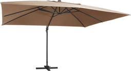 vidaXL-Zweefparasol-met-LED-verlichting-en-paal-400x300-cm-taupe