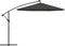 vidaXL - Zweefparasol - met - LED-verlichting - stalen - paal - 300 - cm - antraciet