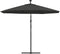 vidaXL - Zweefparasol - met - LED-verlichting - stalen - paal - 300 - cm - antraciet