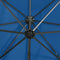 vidaXL - Zweefparasol - met - paal - en - LED-verlichting - 250 - cm - azuurblauw