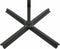 vidaXL - Zweefparasol - met - paal - en - LED-verlichting - 250 - cm - zwart