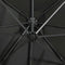 vidaXL - Zweefparasol - met - paal - en - LED-verlichting - 300 - cm - antracietkleur