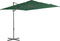 vidaXL - Zweefparasol - met - stalen - paal - 250x250 - cm - groen