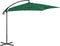 vidaXL - Zweefparasol - met - stalen - paal - 250x250 - cm - groen