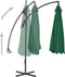 vidaXL - Zweefparasol - met - stalen - paal - 250x250 - cm - groen