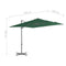 vidaXL - Zweefparasol - met - stalen - paal - 250x250 - cm - groen